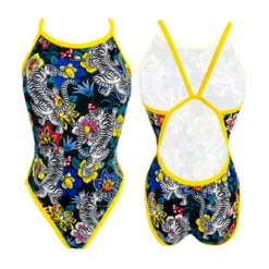 BAÑADOR NATACION 'REVOLUTION' FLOWERS AND TIGERS