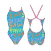 BAÑADOR NATACION MUJER EAT SLEEP SWIM REPEAT (REVOLUTION)