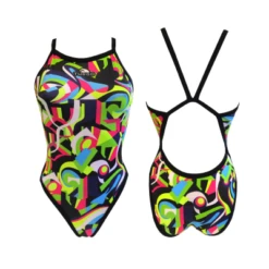 BAÑADOR NATACION MUJER GEO ABSTRACT (REVOLUTION)