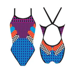 BAÑADOR NATACION MUJER PSYCHO FLOUR (REVOLUTION)