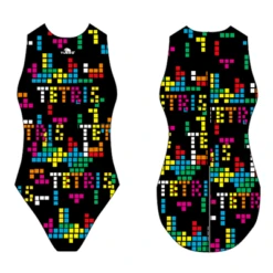 BAÑADOR WATERPOLO MUJER STANDARD / PERSO CLAS (FORRADO) 89428