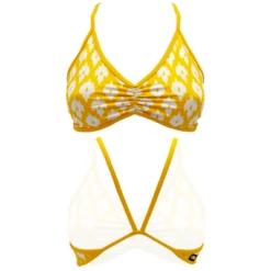 TOP FUNKY YELLOW IKAT